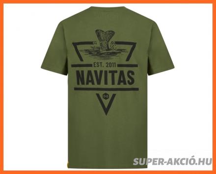 Navitas Diving Tee Green Zöld Horgász Póló S
