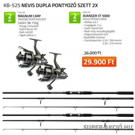 Nevis Dupla Pontyozó Horgász Szett 1