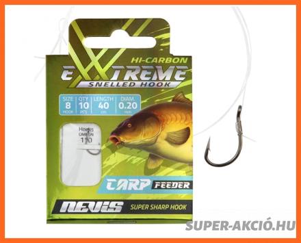 Nevis Előkötött Feeder Horog 0.22mm 6-os Horoggal 10db/csomag