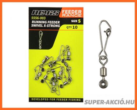 Nevis Profi Feeder Csúszókarniner S-es 10db/csomag