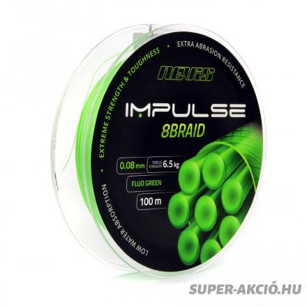 Nevis Impulse Braid 8 Szálas Fonott Zsinór 100m 0,18mm 2