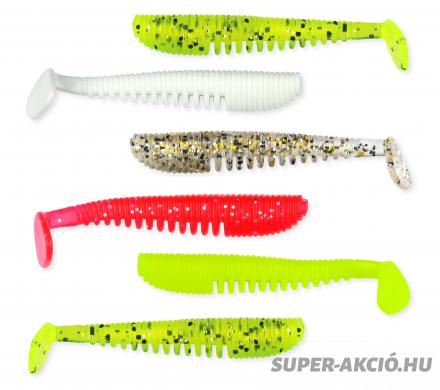 Nevis Impulse Shad 6,3cm 6db Horgász Műcsalik 5 Szín Vegyesen 2