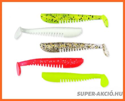 Nevis Impulse Shad 7,5cm 5db Horgász Műcsalik 5 Szín Vegyesen