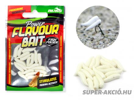 Nevis Power Maggot Csonti Fehér Színű Kagylós Ízű Lebegő Csali 2