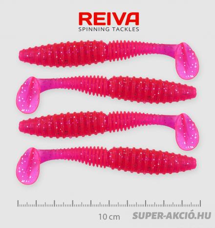 Nevis Reiva Zander Power Shad Műcsali 10cm 4db Pink Flitter 2