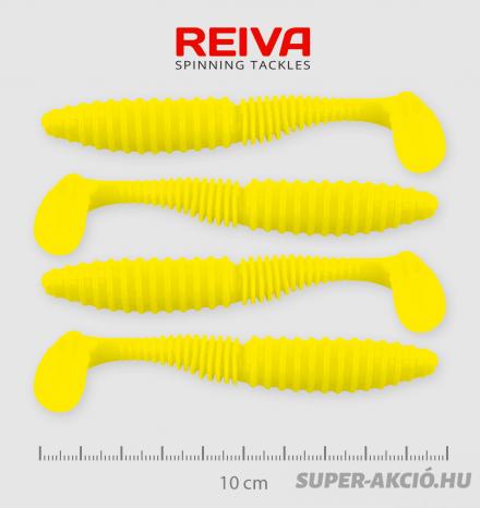 Nevis Reiva Zander Power Shad Műcsali 10cm 4db Citromsárga 2