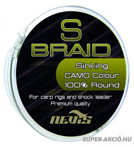 Nevis S Braid Merülőszálas 0,22mm 15m Fonott Horgász Előkezsinór 2