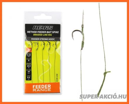 Nevis Special Előkötött Feeder Horog Csalitüskével 10-es 7mm 5db