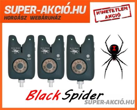 Akciós Tripla Black Spider Elektromos Kapásjelző Szett 3db 78000-035