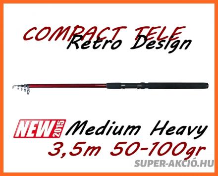 Nevis Compact Tele 3,5m Medium Heavy 100gr, Teleszkópos Horgászbotok