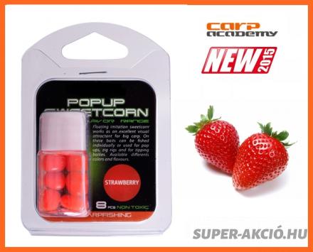 New 2015-ös Corn Pop Up Dipelt Lebegő Kukorica 8 db Szemes Csali Epres