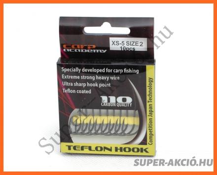 Carp Academy Sx 5 Teflon 10db 4-es, Pontyozó Horog 