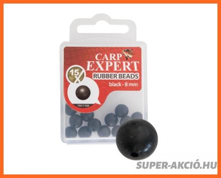 Carp Expert Gumigyöngyös Ütköző 25db Feket 3mm 79017-503