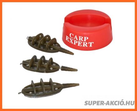 Carp Expret Method Feeder Etetőkosár És Töltő Forma Szett 3+1