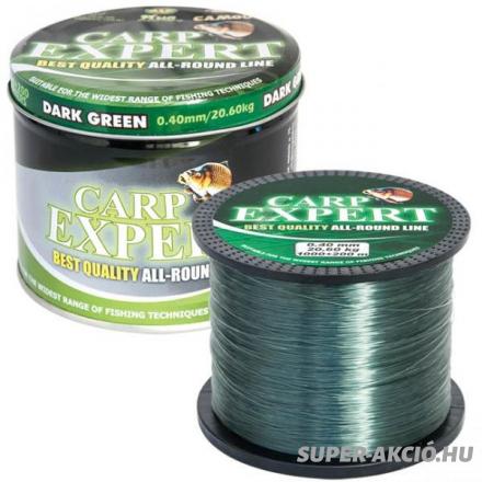 Carp Expert Dark Green Fém Dobozos Szuper Erős 1200m 0.27mm, Horgász Zsinór