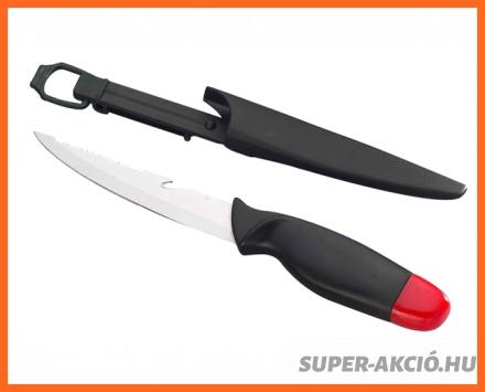 Nevis Horgász Kések 22cm Tokkal Piros