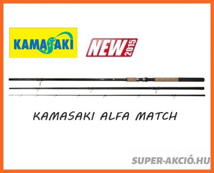 Új 2015-ös Kamasaki Alfa 3,9m 5-20gr, Match Horgászbot