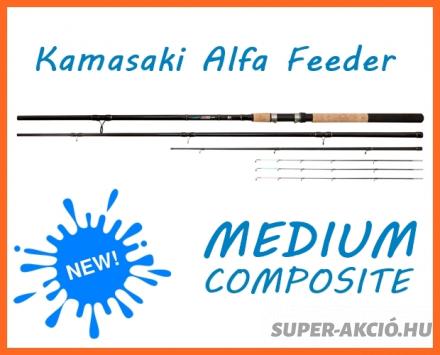 Kamasaki Alfa 3.9m 90gr, Feeder Horgászbotok