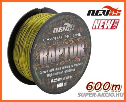 Raptor Speciális Molekula Szerkezetű 600m 0.32mm 13,7kg Zsinór