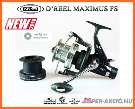 O Reel Maxiumus FS 6000 5+1 Csapágyas Nagyhalas, Távdobó Orsó