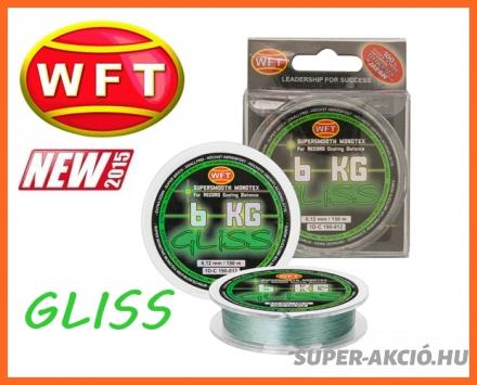 Wft Gliss Monotex Green Zöld 300m 0.25mm, Fonott Zsinórok
