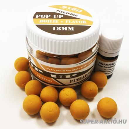Pop Up Lebegő Horgász Bojlik 18mm Ananászos