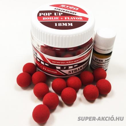 Pop Up Lebegő Horgász Bojlik Epres 18mm