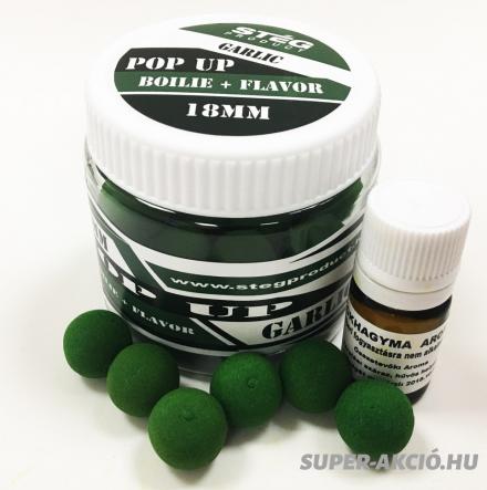 Pop Up Lebegő Horgász Bojlik 18mm Fokhagymás