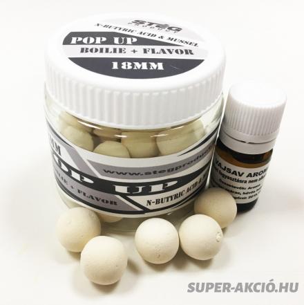 Pop Up Lebegő Horgász Bojlik 18mm Vajsavas kagylós