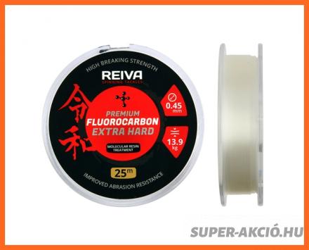 Reiva Prémium Fluorocarbon Monofil Horgász Előkezsinór 0,25mm 50m 5,5Kg 
