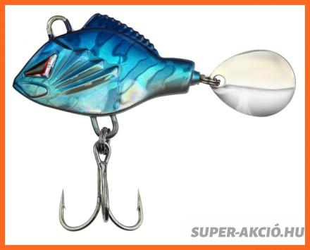 Reiva Jigging Spinner Villantós Wobbler Blue Silver 18g 1db/csomag