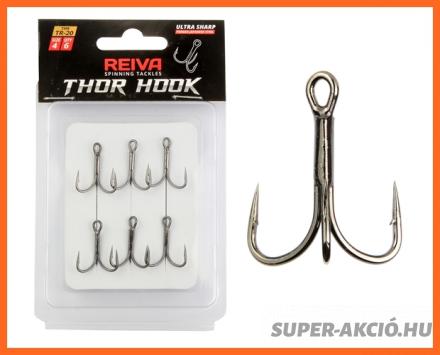 Reiva Treble Hook TR20 Hármashorog 6-os 6db/csomag