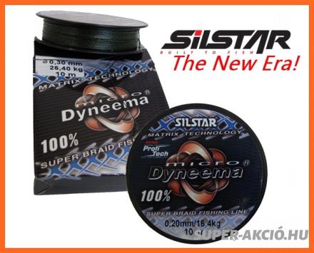 Silstar Micro 100% Dyneema 0.30mm, Fonott Előkezsinór