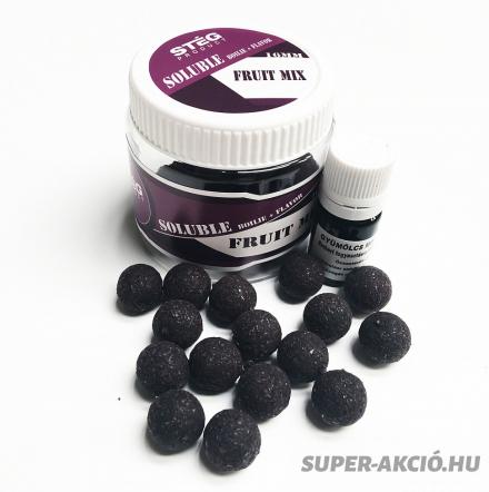 Soluble Oldódó Horgász Bojli 16mm Gyümölcsös
