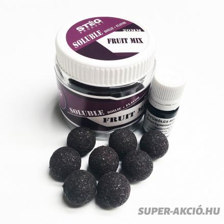 Soluble Oldódó Horgász Bojli 20mm Gyümölcsös