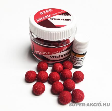 Soluble Oldódó Horgász Bojli 16mm Epres