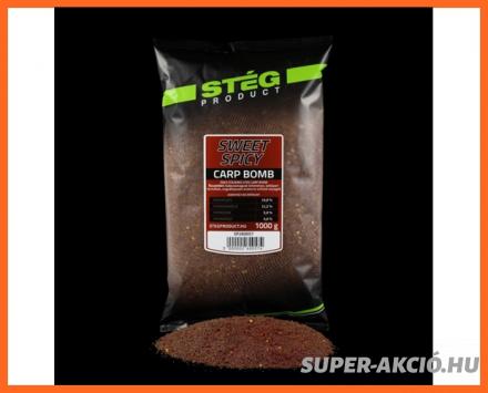 Stég Product Carp Bomb Pontyozó Horgász Etetőanyag Édes Fűszer 1Kg
