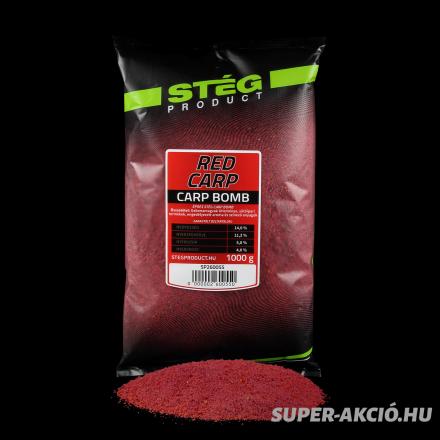 Stég Product Carp Bomb Pontyozó Horgász Etetőanyag Red Carp 1Kg 1