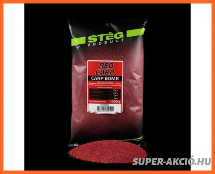 Stég Product Carp Bomb Pontyozó Horgász Etetőanyag Red Carp 1Kg
