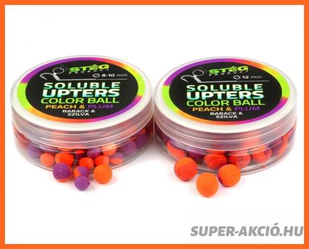 Stég Product Upters Color Ball Horgász Bojli Barack Szilva 8-10mm 30g
