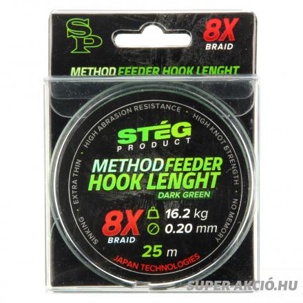 Stég Product Feeder Horgász Előkezsinór 25m 0,10mm 25Lbs 2