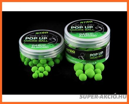 Stég Product Smoke Ball Lebegő Horgász Bojli 8-10mm Fokhagymás Mandula