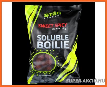 Stég Product Soluble Horgász Bojli Édes Fűszeres 1Kg 24mm