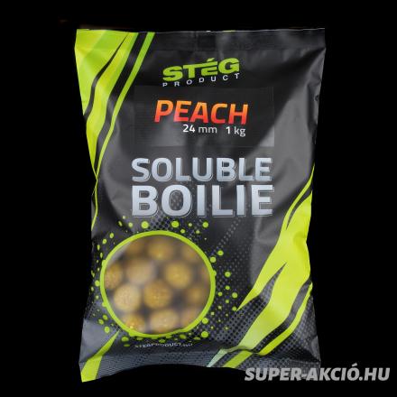 Stég Product Soluble Horgász Bojli Barackos 1Kg 24mm 2