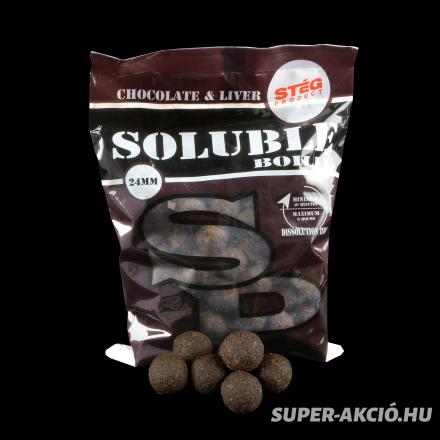 Stég Product Soluble Horgász Bojli Csokoládé Májas 1Kg 24mm 2
