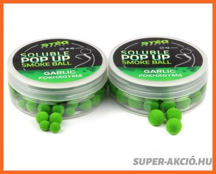 Stég Product Soluble Pop Up Horgász Bojli Fokhagyma Mandula 12mm 25g