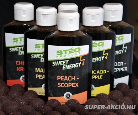 Stég Product Sweet Enetgy Horgász Aroma 200ml Barack Rákos 2