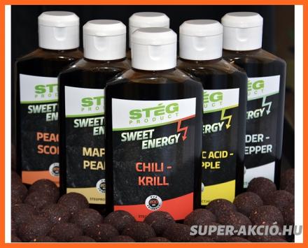 Stég Product Sweet Enetgy Horgász Aroma 200ml Koriander Csilis Rákos