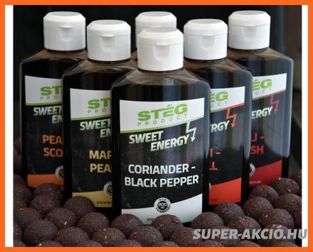Stég Product Sweet Enetgy Horgász Aroma 200ml Koriander Fekete Borsos