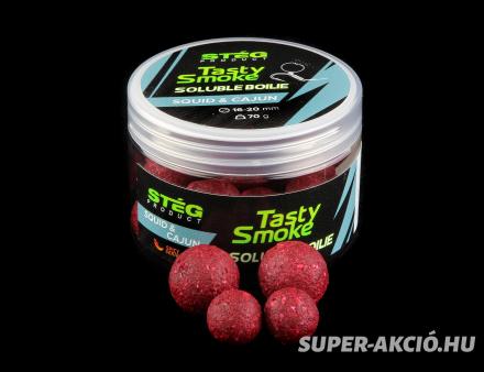 Stég Product Soluble Horgász Bojli 10-12mm Squid Cajun 70gr 2